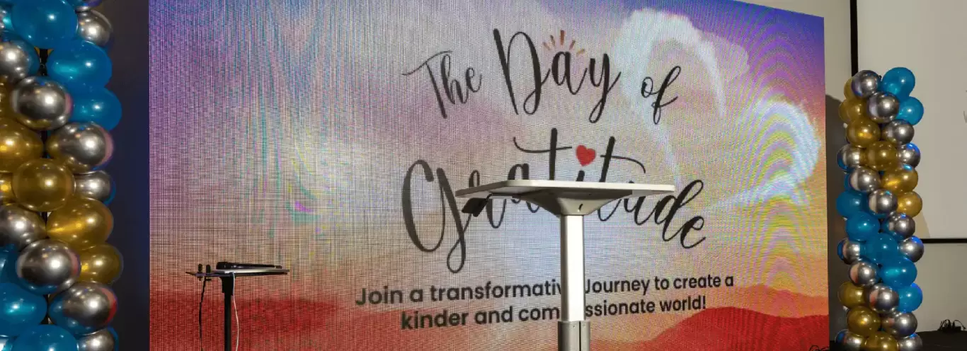 The Day of Gratitude Banner 